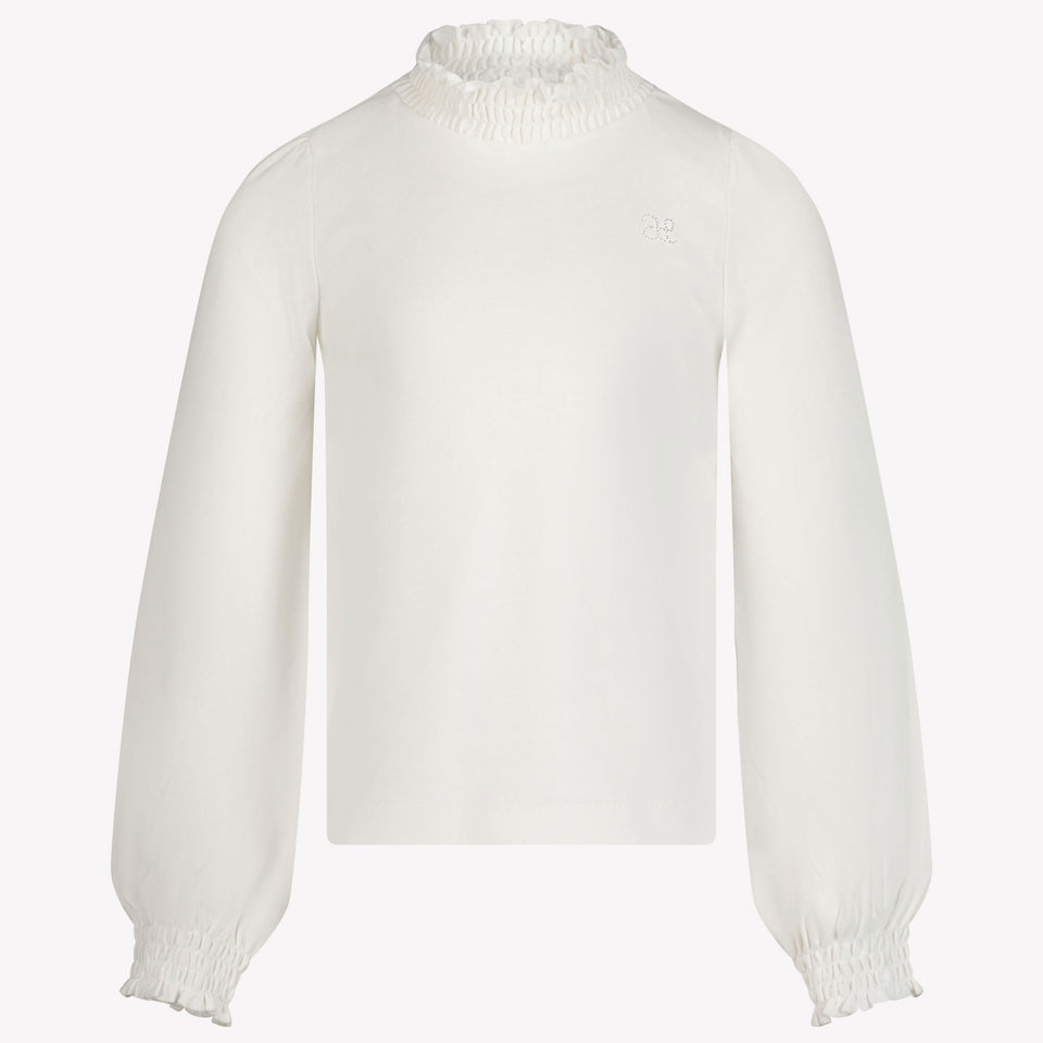 Abel & Lula Kinder Meisjes T-Shirt Off White