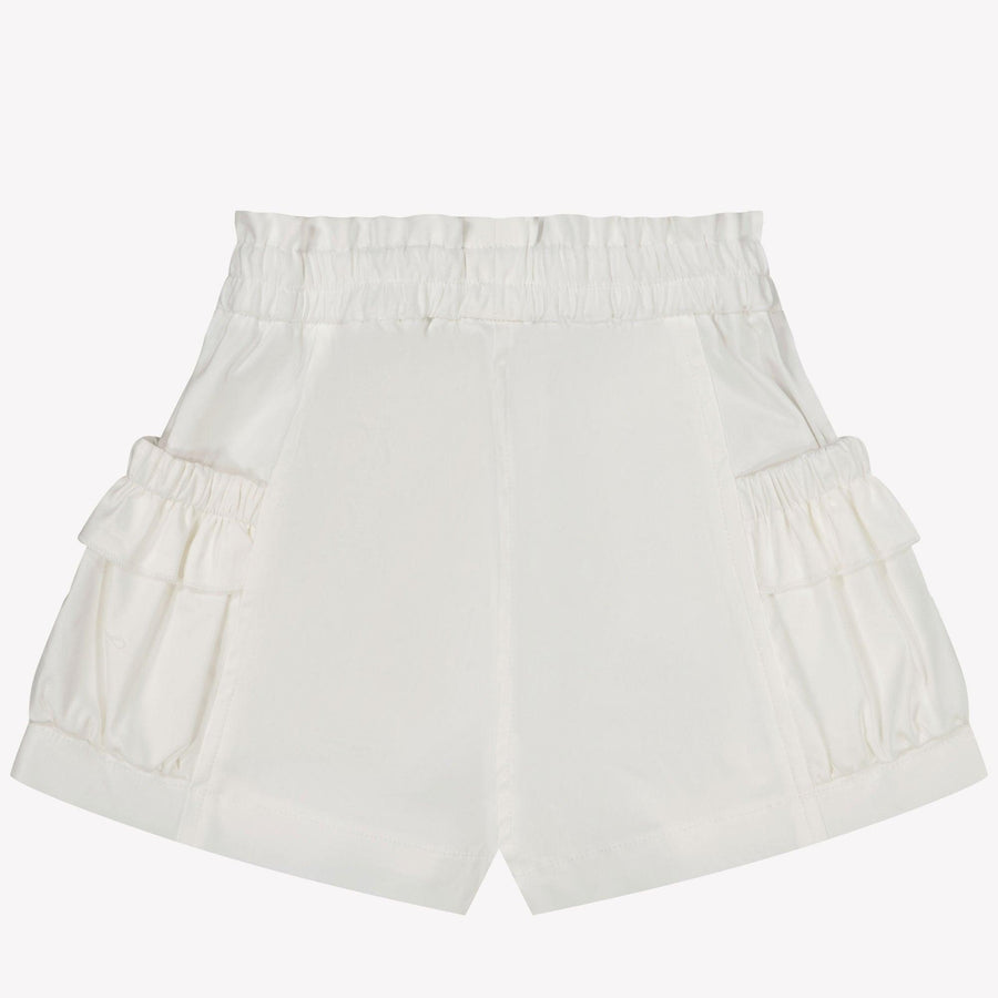 MonnaLisa Baby Meisjes Shorts in Wit
