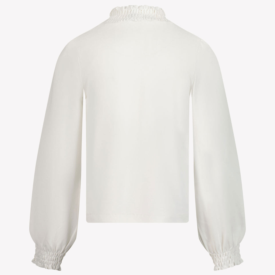 Abel & Lula Kinder Meisjes T-Shirt Off White