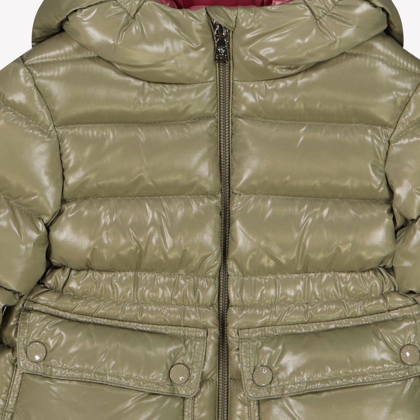 Moncler Adriel Baby Meisjes Winterjas Olijf Groen