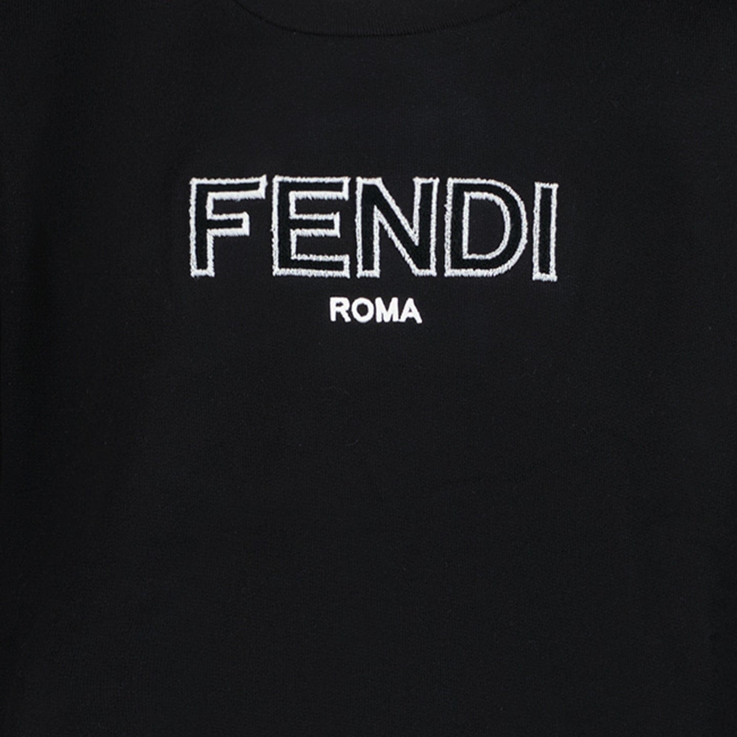 Fendi Unisex Trui Zwart 3Y