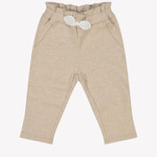 Chloé Baby Meisjes Broek Beige