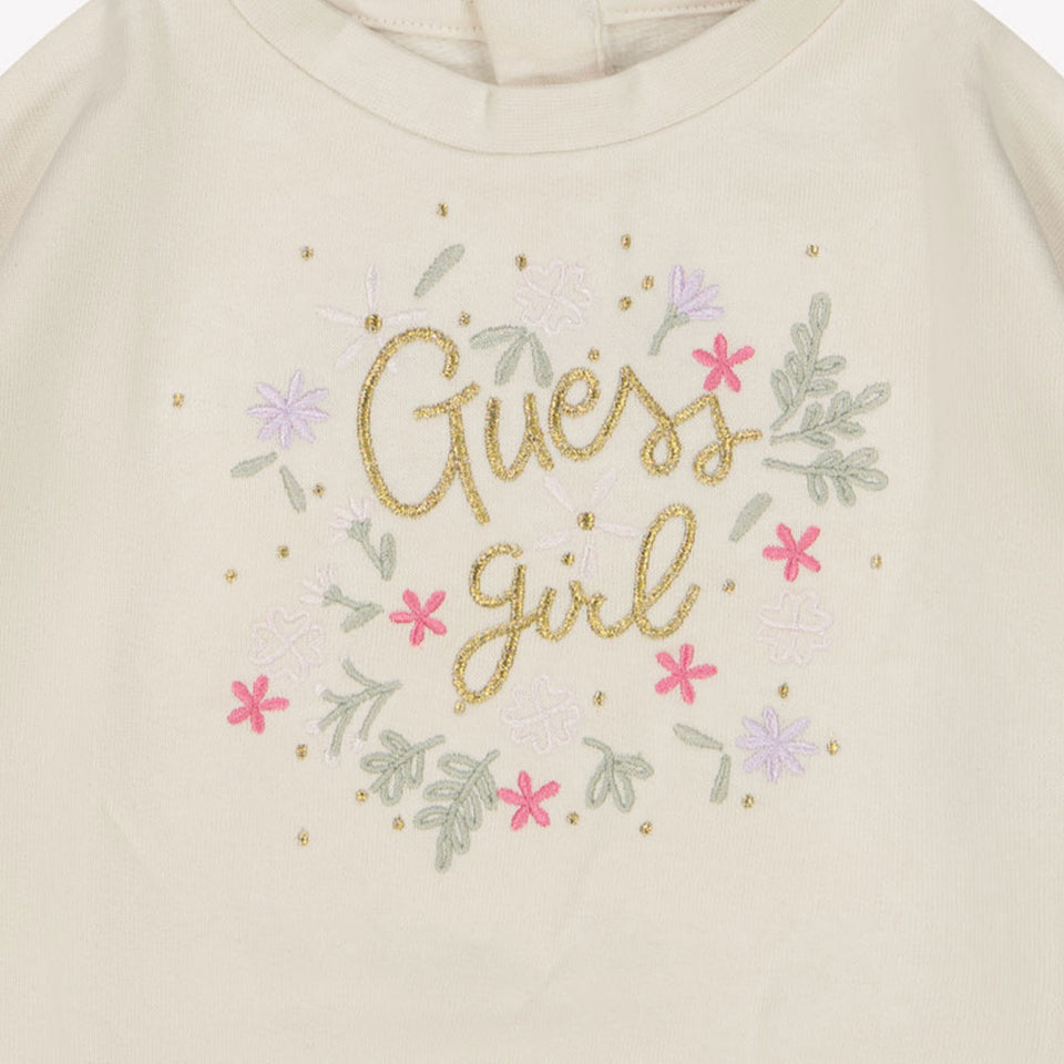 Guess Baby Meisjes Trui Off White