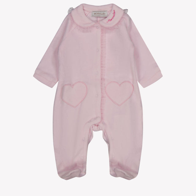 Monnalisa Baby Meisjes Boxpakje Licht Roze 1mnd