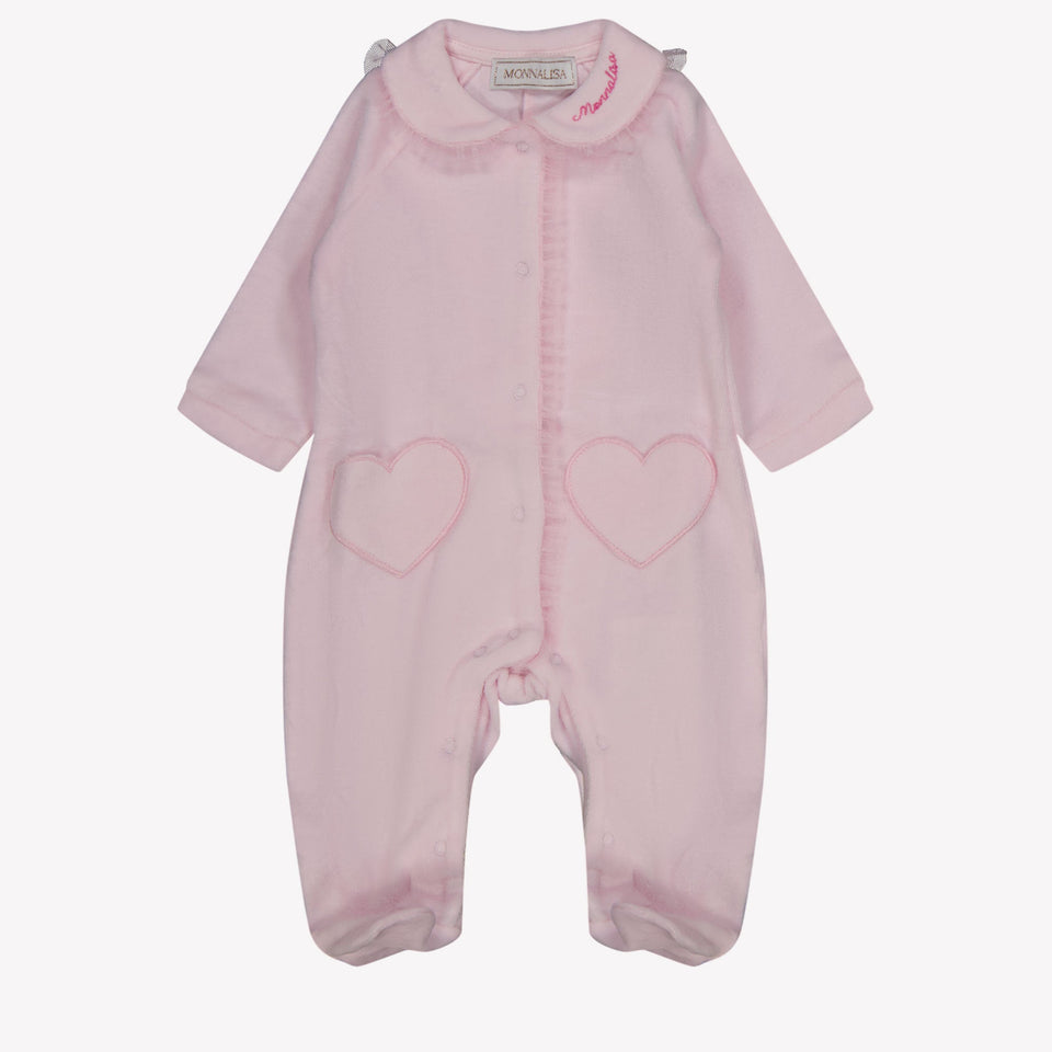 Monnalisa Baby Meisjes Boxpakje Licht Roze 1mnd