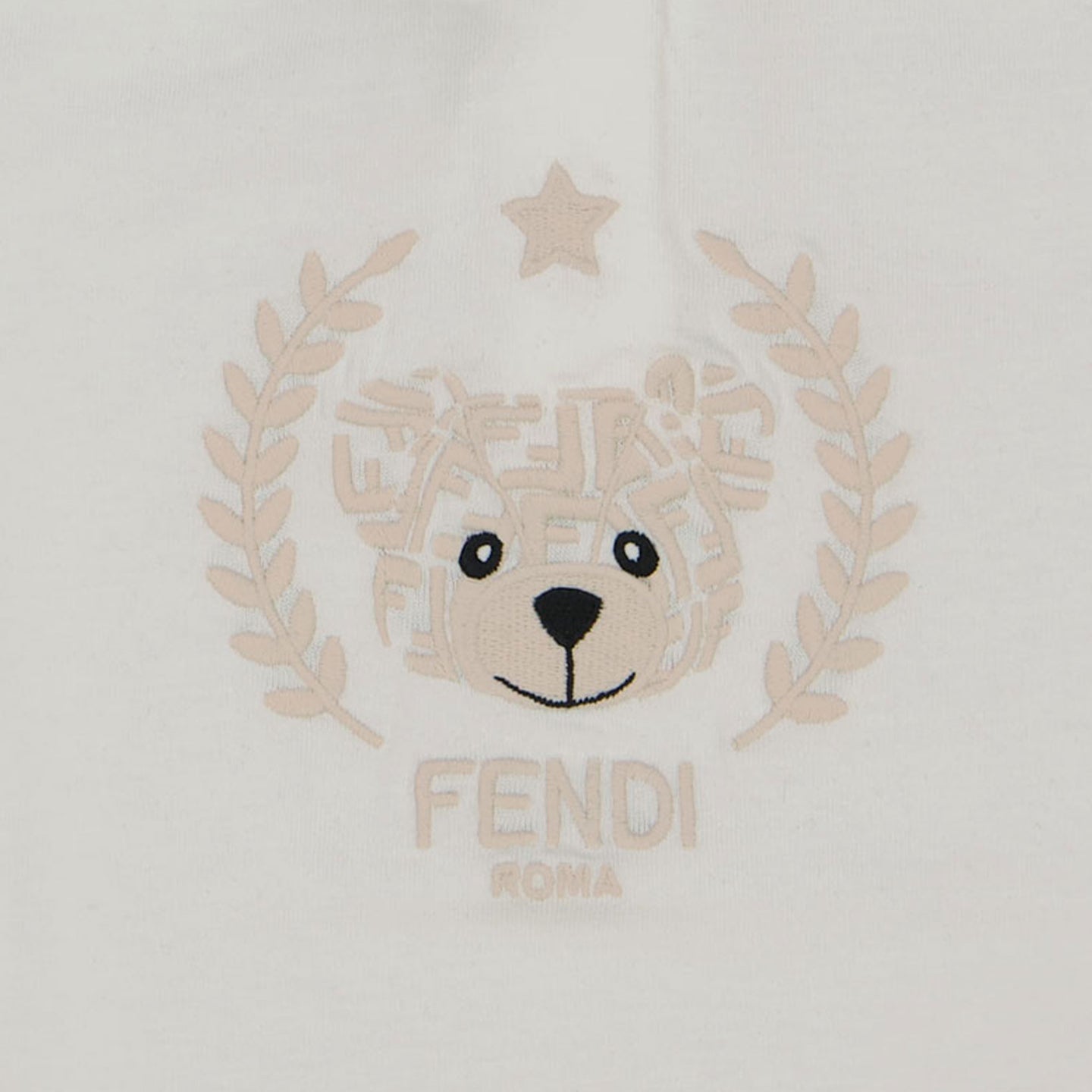 Fendi Baby Unisex T-Shirt In Wit