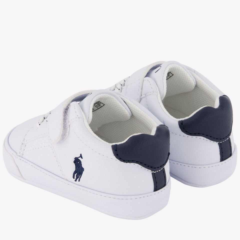 Ralph Lauren Theron V Ps Layette Baby Jongens Sneakers Wit