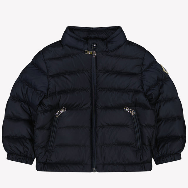 Moncler Acorus Baby Jongens Tussenjas In Navy