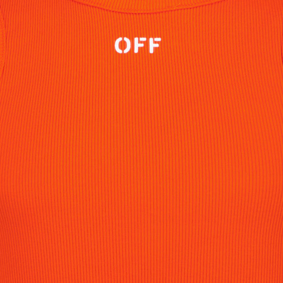 Off-White Kinder Meisjes T-Shirt In Rood