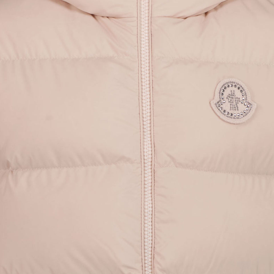 Moncler Clarita Meisjes Winterjas Licht Roze