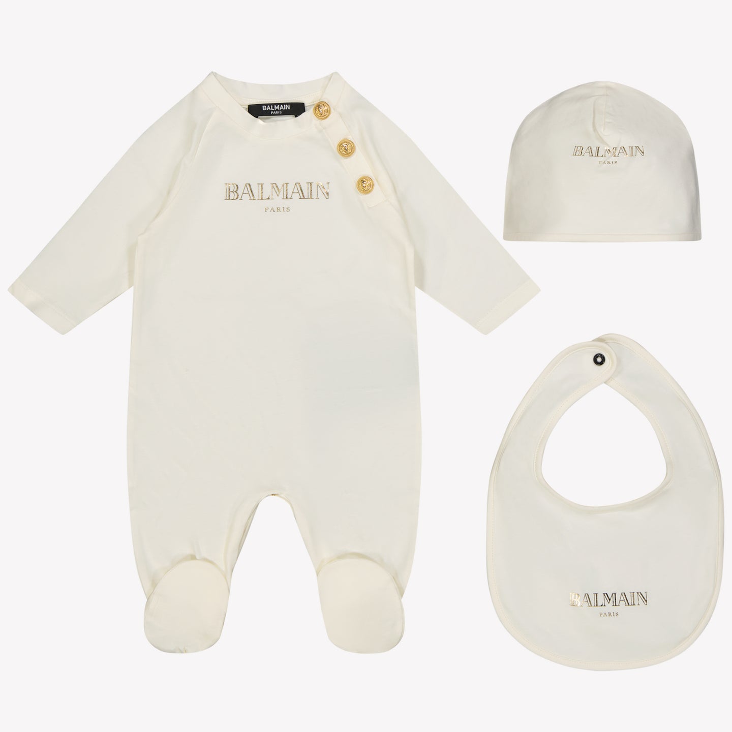 Balmain Baby Unisex Boxpakje Off White