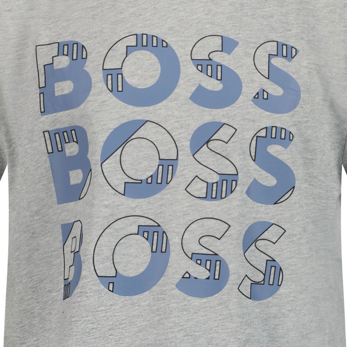 Boss Jongens T-shirt Grijs