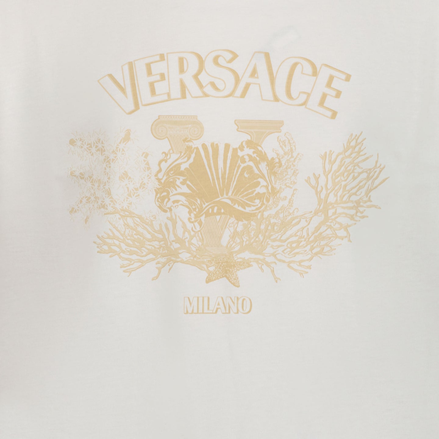 Versace Unisex T-shirt Wit 4Y