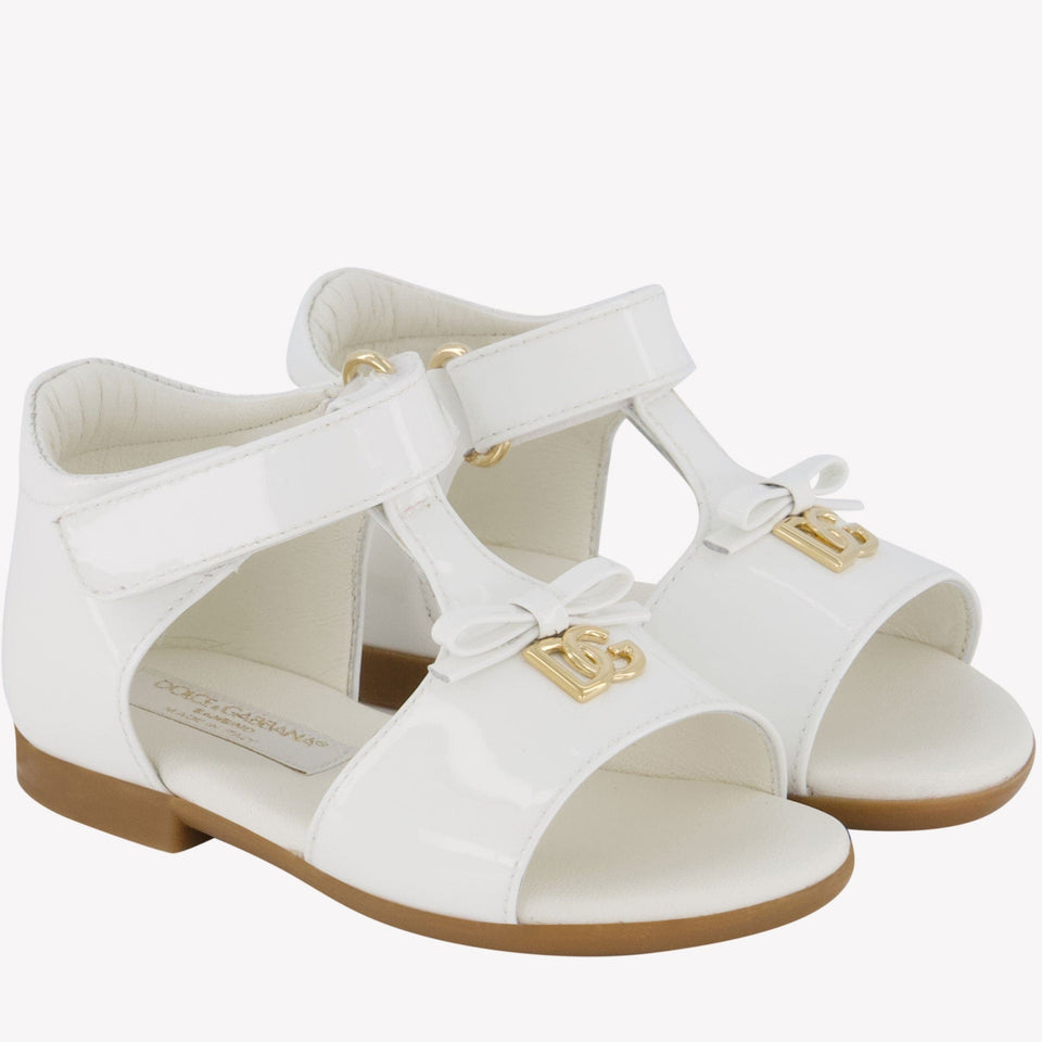 Dolce & Gabbana Kinder Meisjes Sandalen Wit