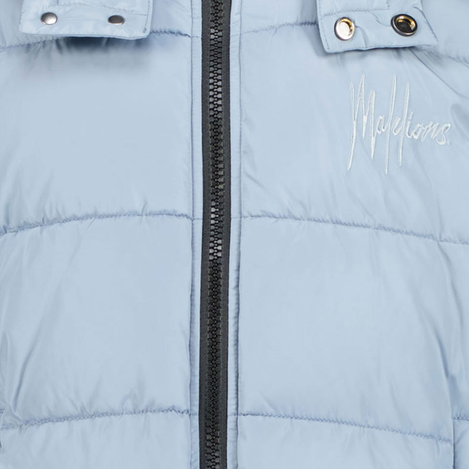 Malelions Unisex Winterjas Licht Blauw