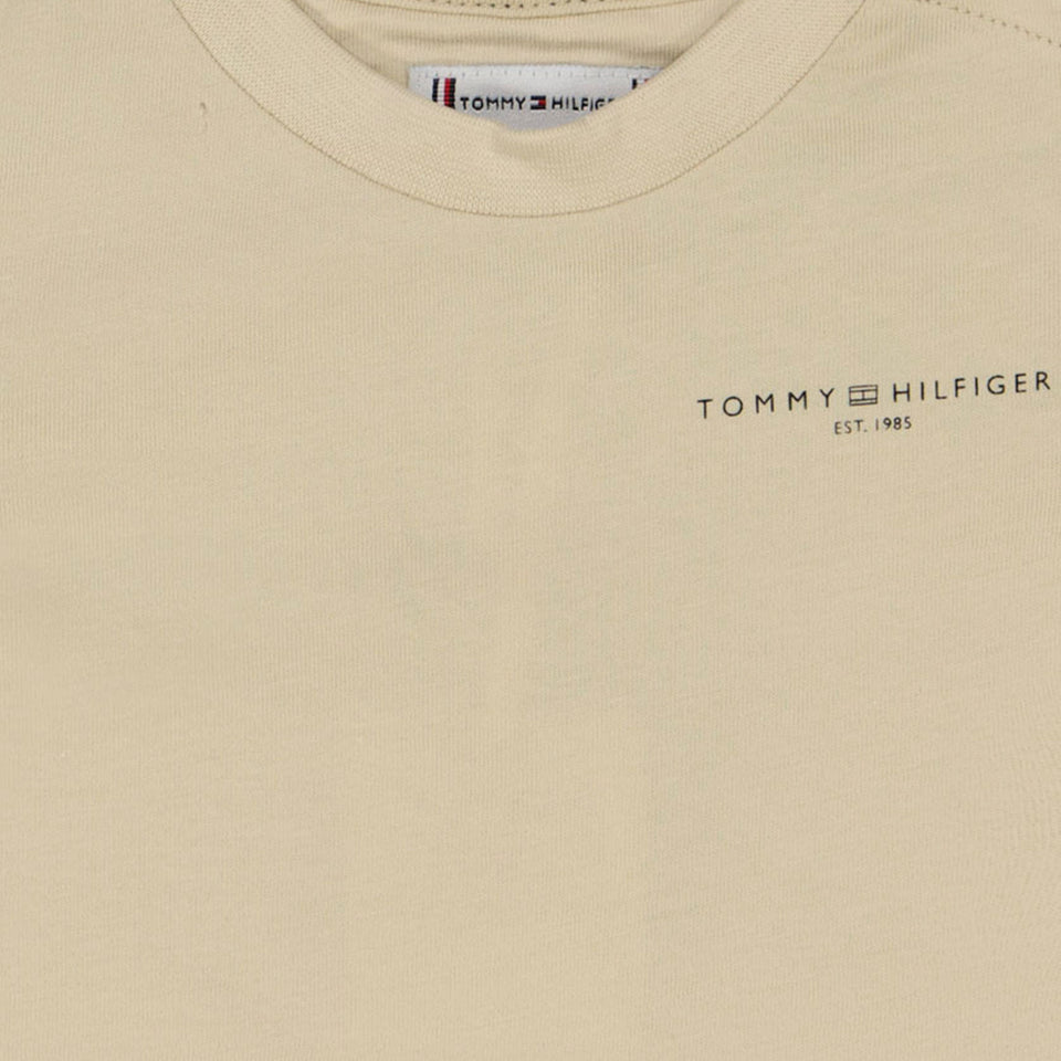 Tommy Hilfiger Baby Unisex T-Shirt Beige