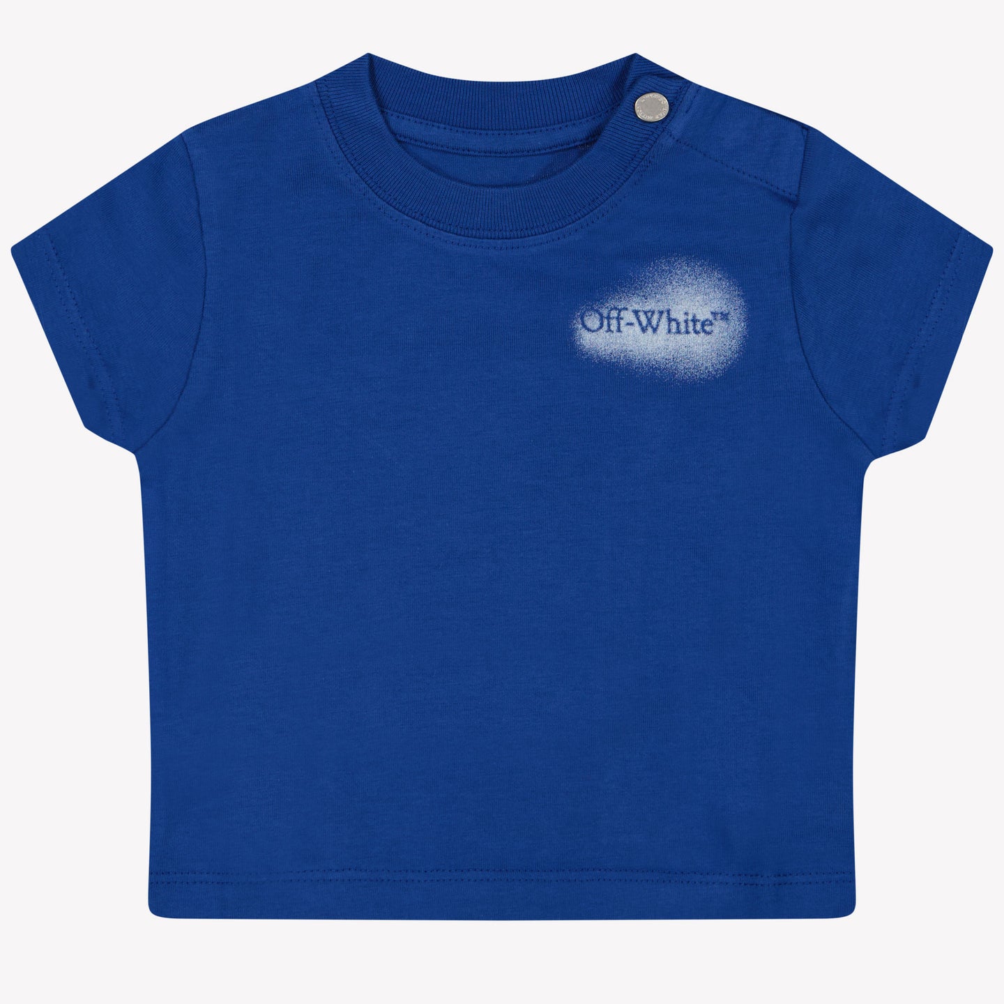 Off-White Baby Jongens T-Shirt In Blauw