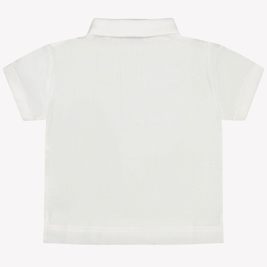 Burberry Johane Baby Jongens Polo In Wit