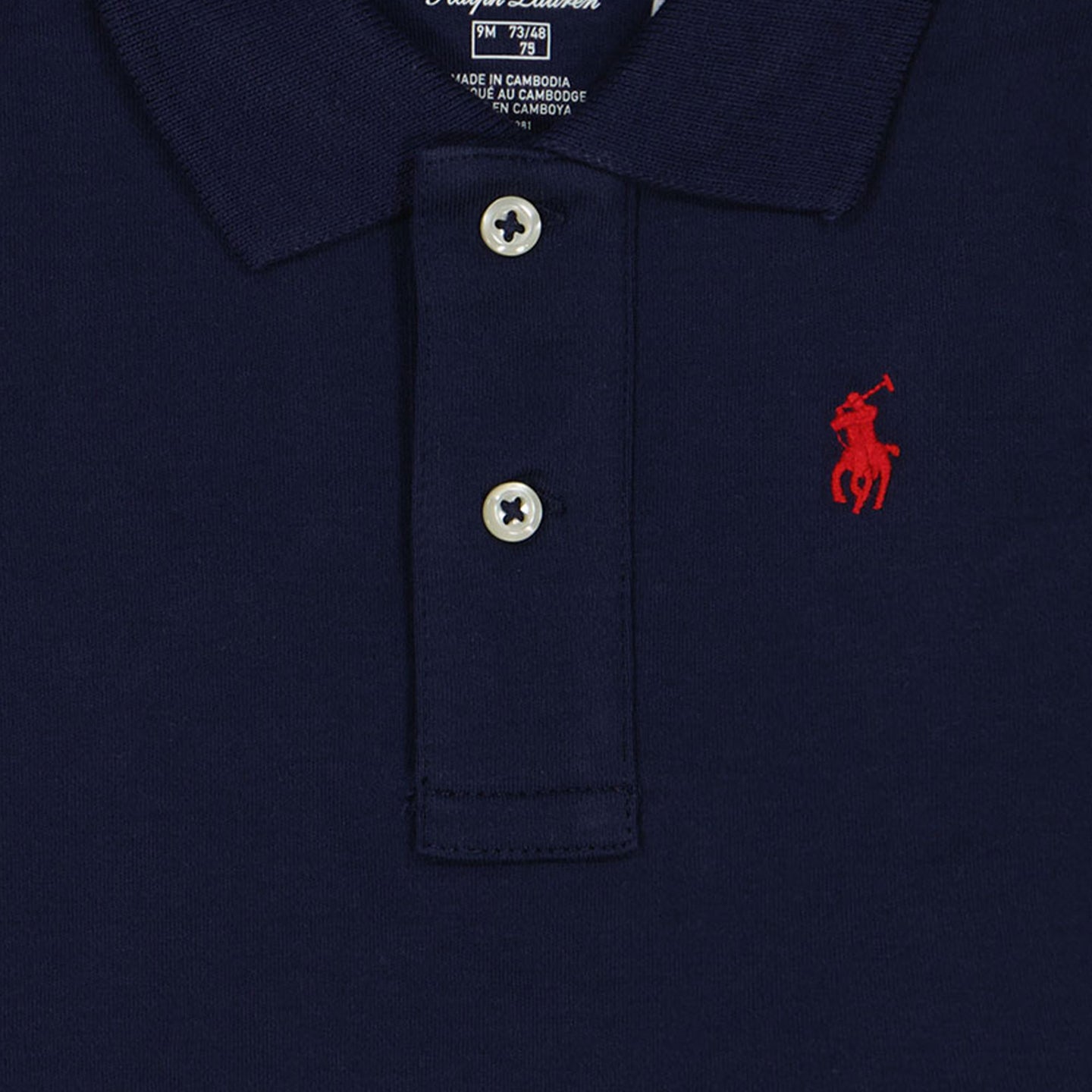 Ralph Lauren Baby Jongens Polo In Navy