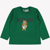 Moschino Baby Unisex T-shirt Donker Groen