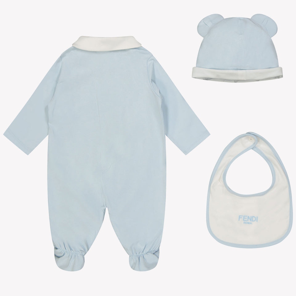 Fendi Baby Unisex Boxpakje Licht Blauw