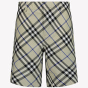 Burberry Jongens Shorts Licht Grijs