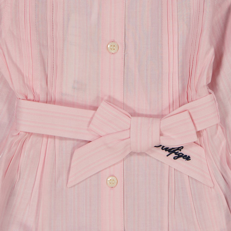 Tommy Hilfiger Baby Meisjes Jurk Licht Roze