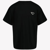 Armani Jongens T-shirt Zwart
