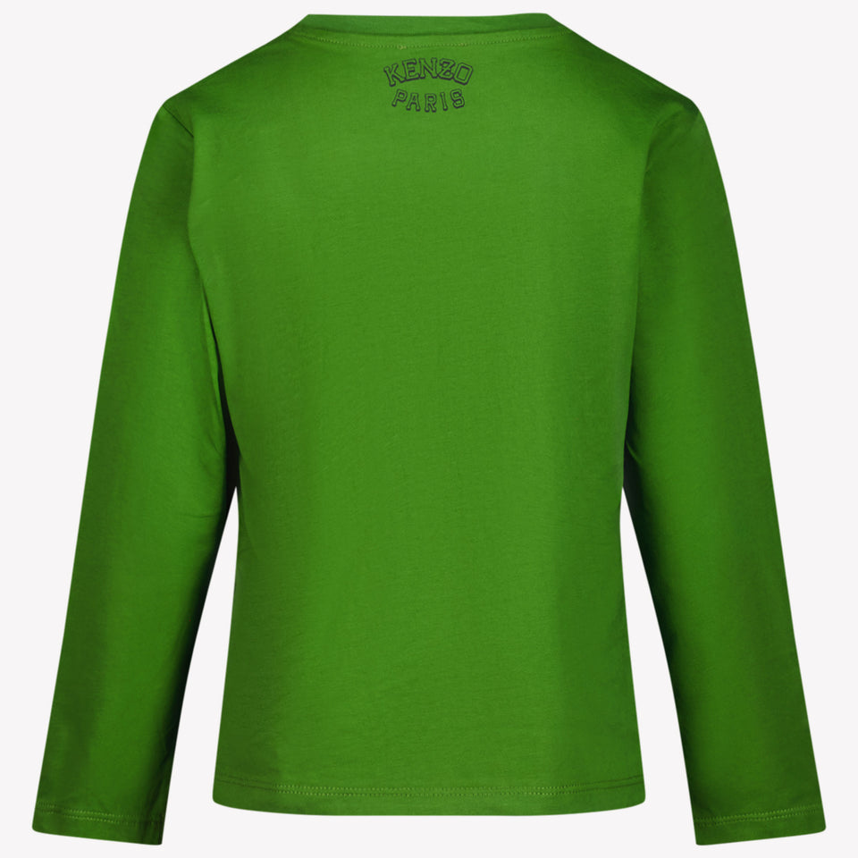 Kenzo Kids Jongens T-shirt Groen