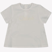 Chloe Baby Meisjes T-shirt Off White