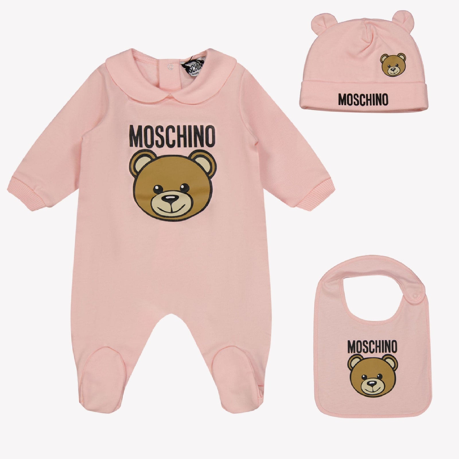 Moschino Baby Unisex Boxpakje Licht Roze 3/6