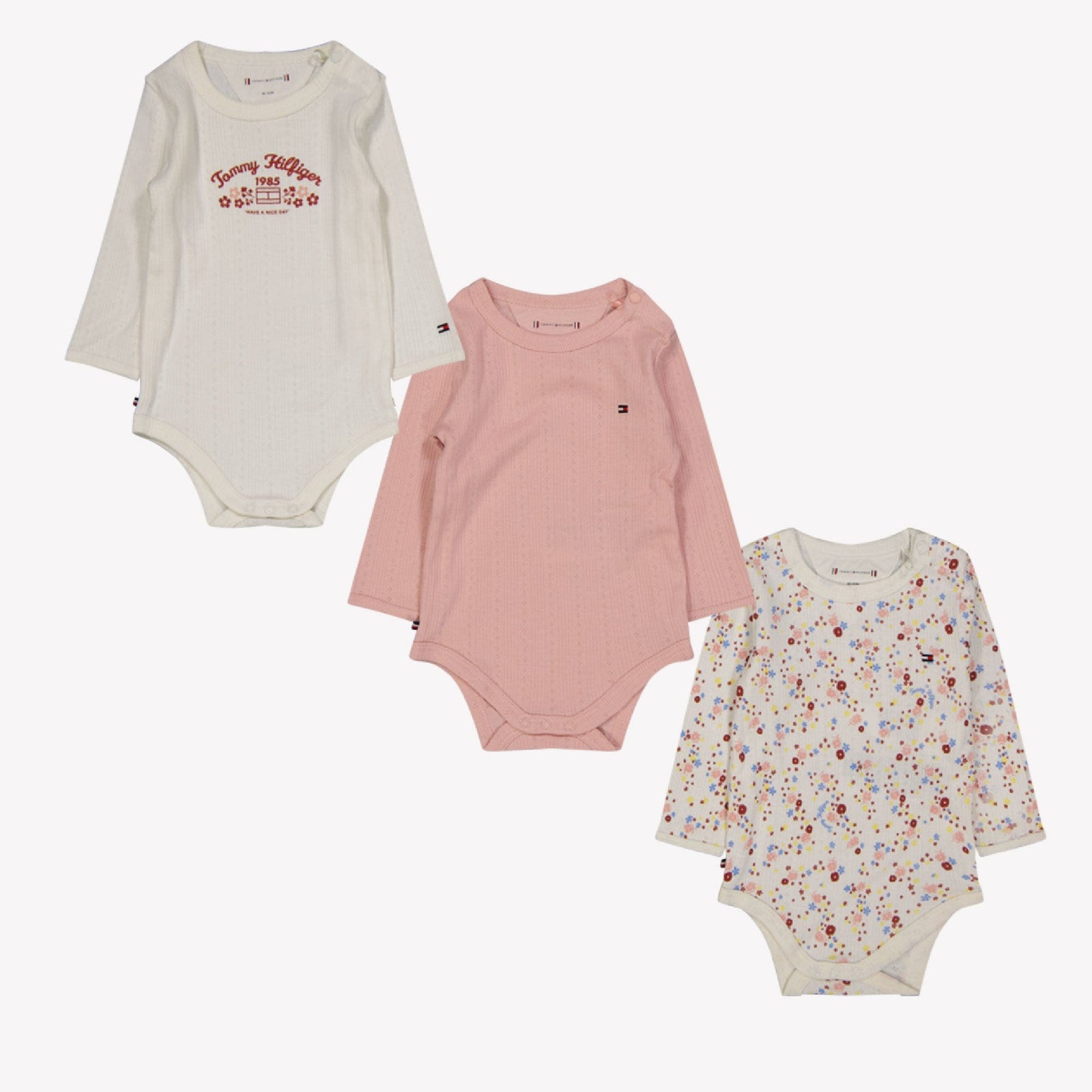 Tommy Hilfiger Baby Meisjes Rompertje Wit 56