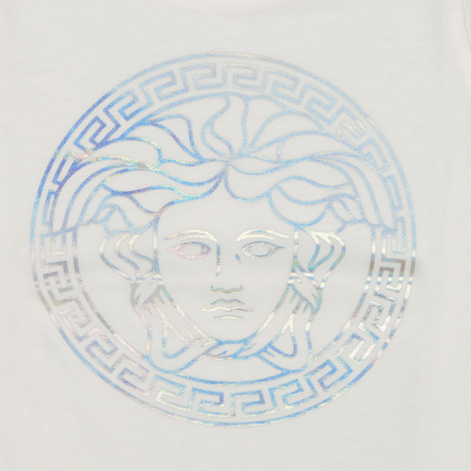 Versace Baby Unisex T-shirt Wit