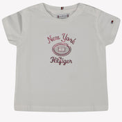 Tommy Hilfiger Baby Meisjes T-shirt Wit