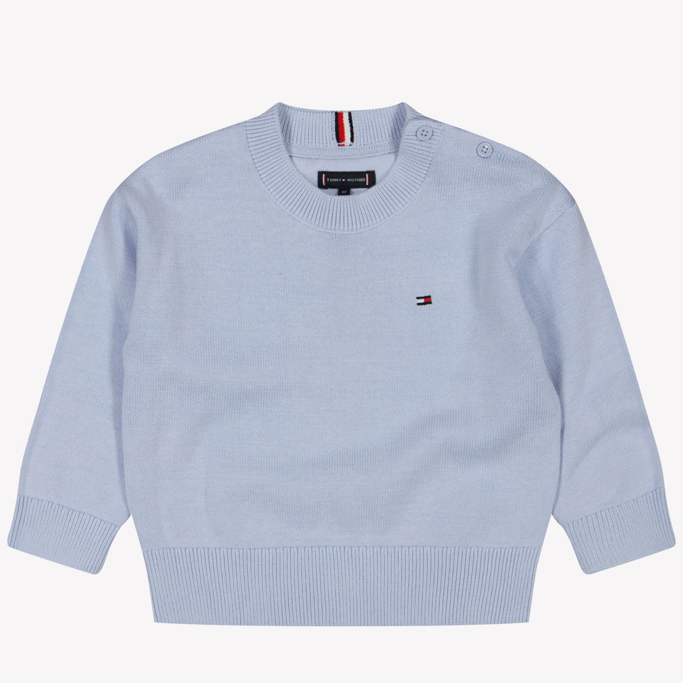 Tommy Hilfiger Baby Jongens Trui Licht Blauw