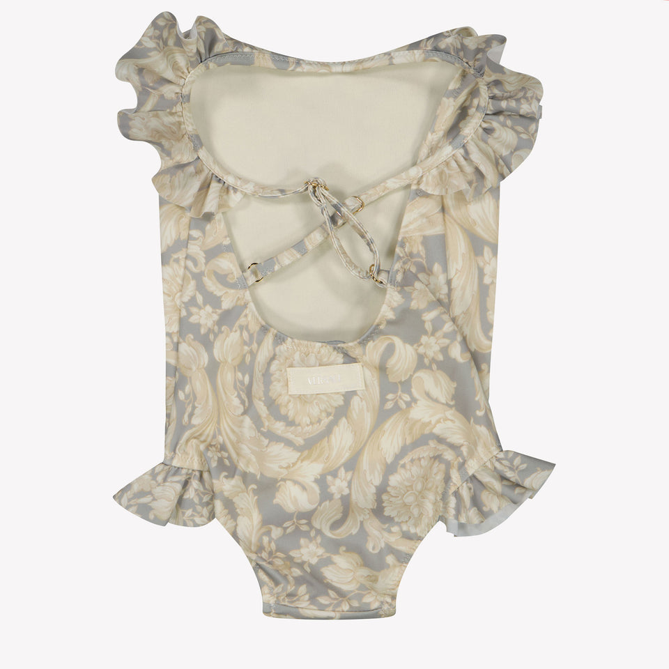 Versace Baby Meisjes Zwemkleding In Beige