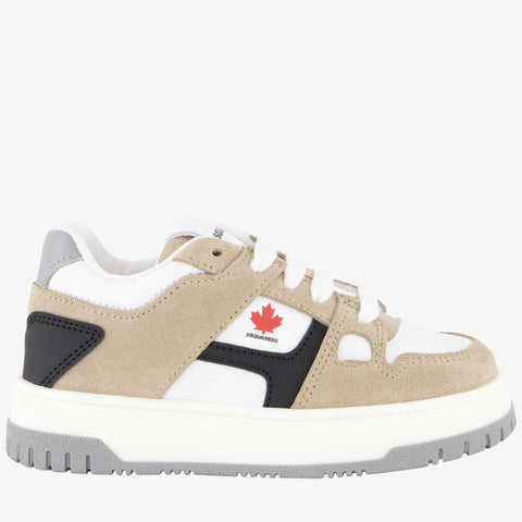 Dsquared2 Meisjes Sneakers In Beige