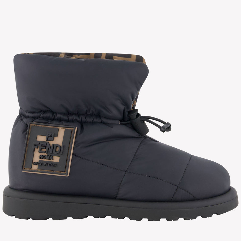 Fendi Unisex Snowboots Zwart