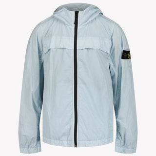 Stone Island Kinder Jongens Zomerjas In Licht Blauw