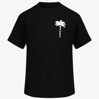 Palm Angels Jongens T-shirt Zwart 4Y
