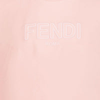 Fendi Kinder Meisjes T-Shirt In Licht Roze