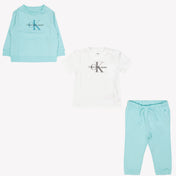 Calvin Klein Baby Unisex Joggingpak Turquoise