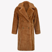 Guess Kinder Meisjes Faux Fur Jas Bruin