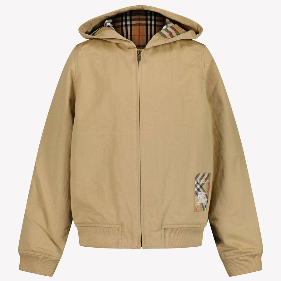 Burberry Paul Kinder Jongens Jas In Zand