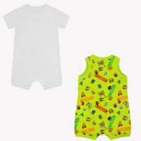 Moschino Baby Unisex Boxpakje Lime