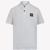 Stone Island Kinder Jongens Polo Wit