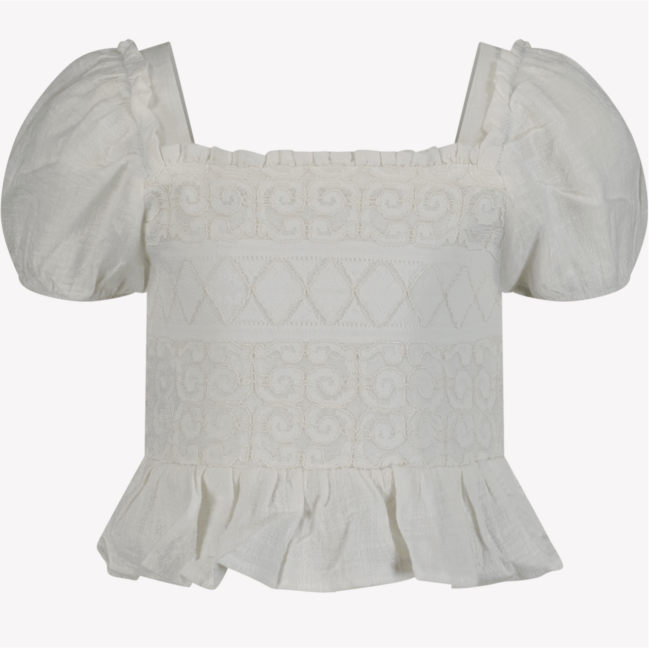 Mayoral Kinder Meisjes T-Shirt Off White 2Y