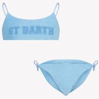 MC2 Saint Barth Kinder Meisjes Zwemkleding Licht Blauw 2Y
