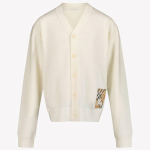 Burberry Romie Kinder Jongens Vest In Off White