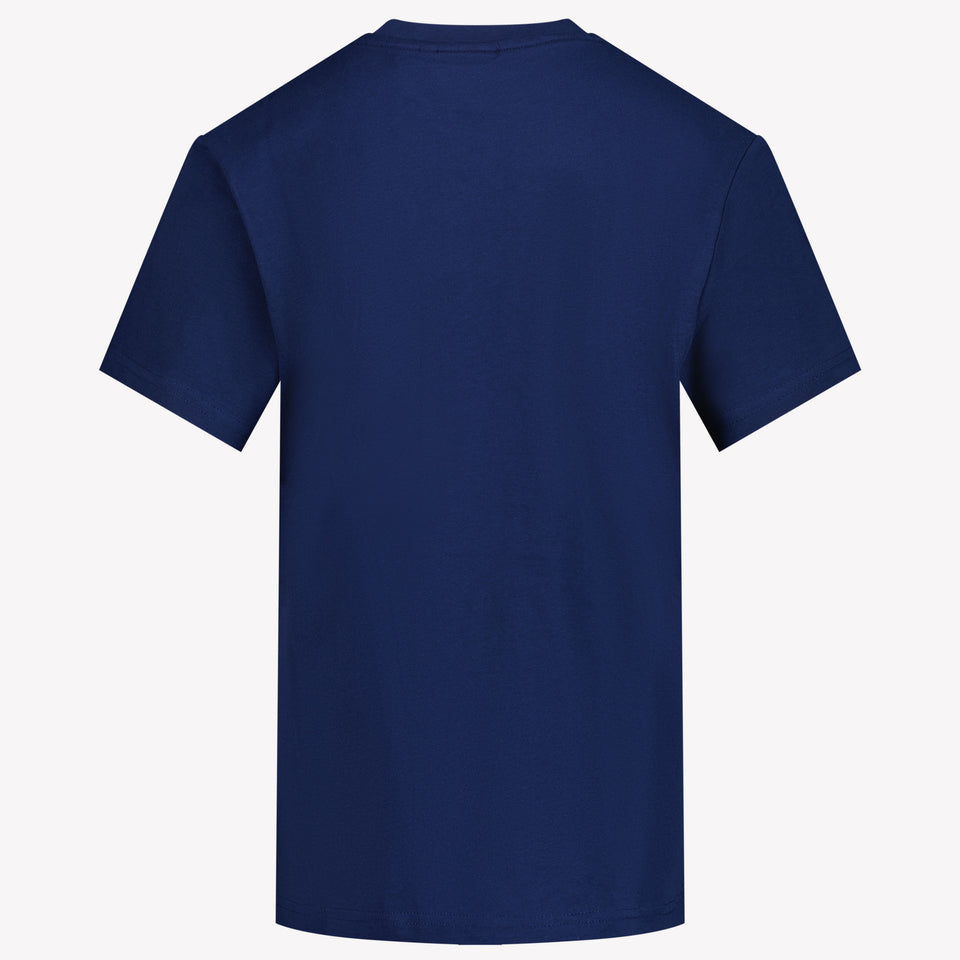 Hugo Kinder Jongens T-shirt Blauw